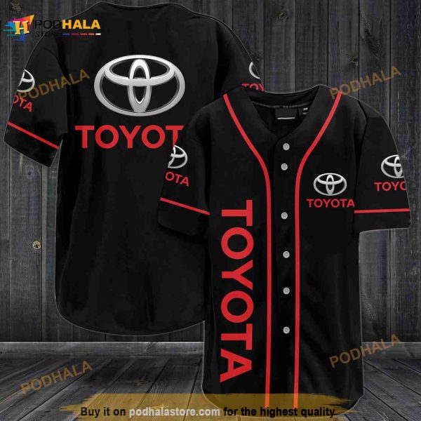 Toyota Logo 3D Baseball Jersey