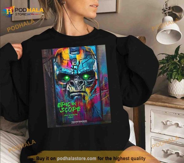 Transformers Rise Of The Beasts Optimus Primal Colorful Poster Fan Gifts T Shirt