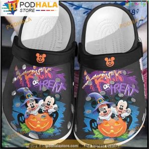 Trick Or Treat Mickey Minnie 3D Crocs Halloween, Funny Crocs