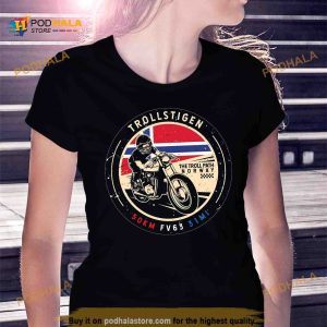 Trollstigen Norway Motorcycle T Shirt