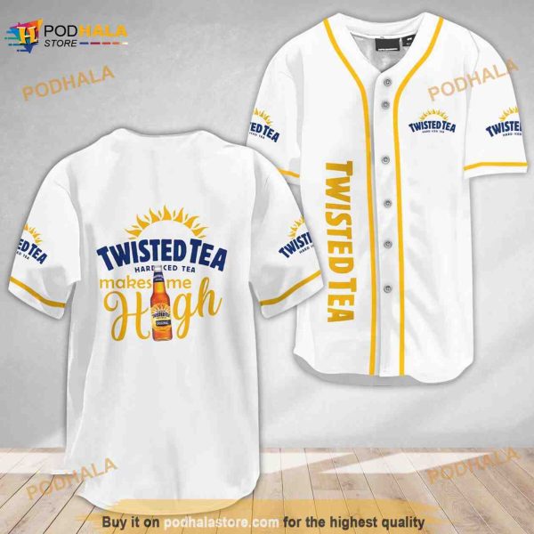 Twisted Tea Make Me High 3D Baseball Jersey Shirt