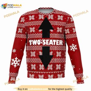 Two Seater Ugly Christmas Sweater, Funny Xmas Gifts