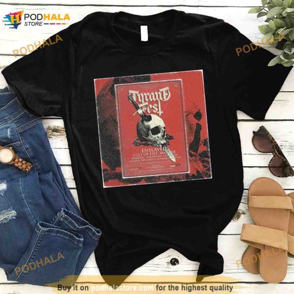 Tyrant Fest 2023 Enslaved Cult Of Dire Mantar Shirt