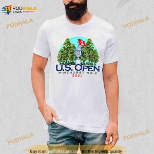 U.S. Open Ahead Pinehurst No 2 Cream Trophy 2024 Shirt