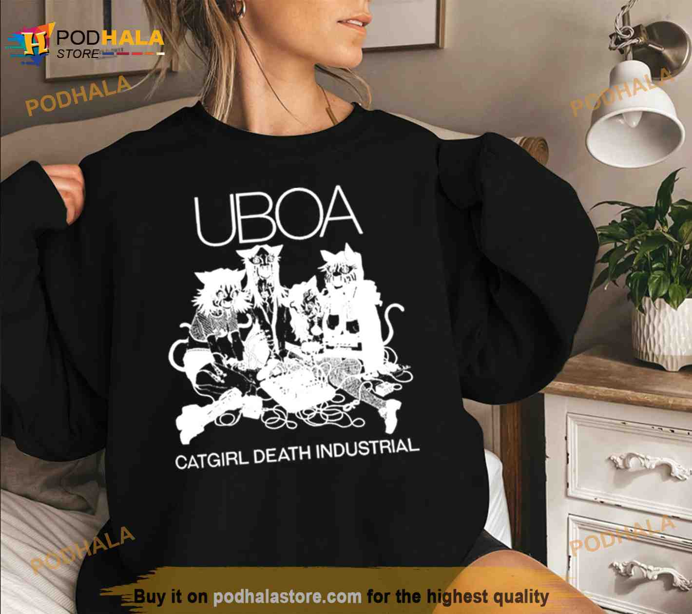 Uboa Catgirl Death Industrial Shirt Uboa Catgirl Death Industrial Shirt