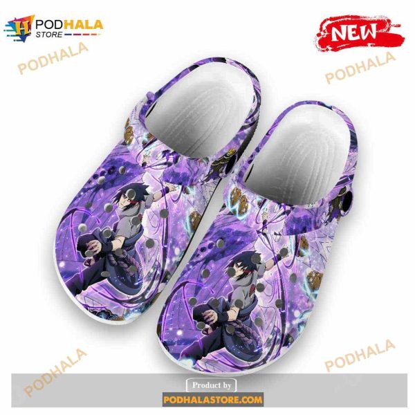 Uchiha Sasuke Anime For Unisex Crocs Clog Shoes