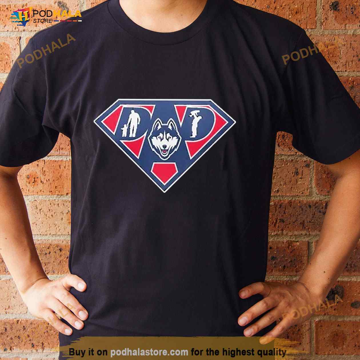 Uconn Huskies Super Dad Shirt Uconn Huskies Super Dad Shirt