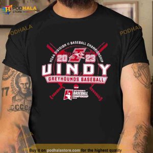 Uindy Greyhounds 2023 Ncaa Division Ii Baseball Championship Shirt 2