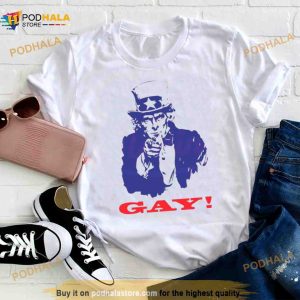 Uncle Sam GAY Live Laugh Lesbian Shirt