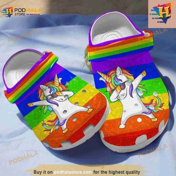 Unicorn Rainbow Classic Crocs Clog Shoes
