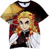 Unisex Demon Slayer 3D Anime Shirt