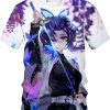 Unisex Demon Slayer Shinobu Kochou 3D Anime Shirt