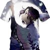 Unisex Demon Slayer Shinobu Kochou Short Sleeve 3D Anime Shirt