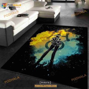 Uranus Soul Manga Hero Area Rug Living Room Rug