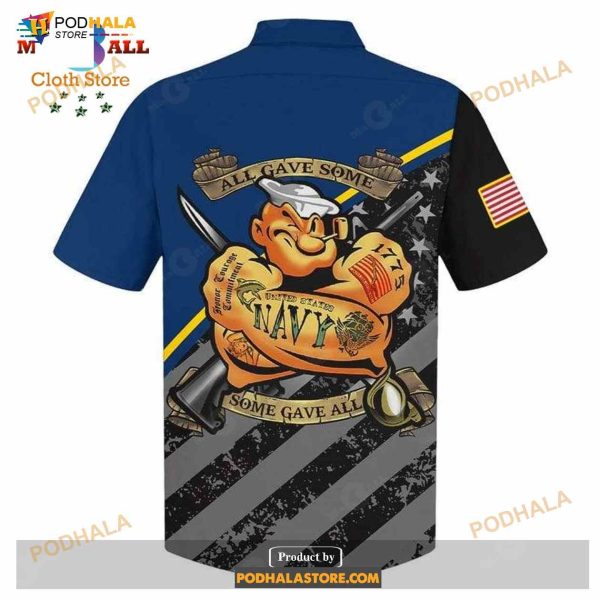 US Navy Sailor All Gave Some, Some Gave All Aloha Funny Hawaiian Shirt