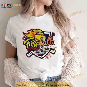 Usssa Fireball Classic Showdown For The Rings 2023 Logo Shirt 2