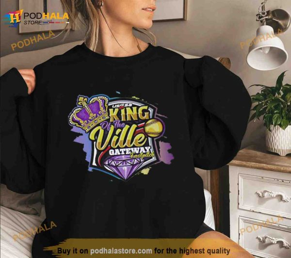 USSSA King of the Ville Gatewat Fastpitch 2023 logo Shirt