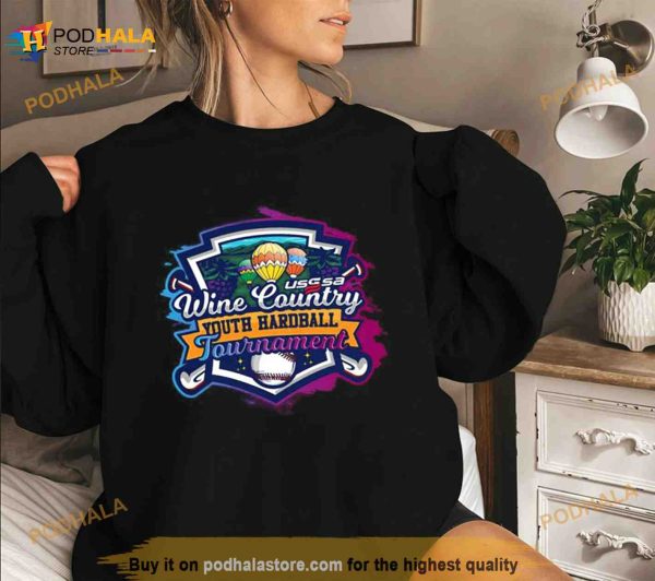 USSSA Wine Country Youth Hardball Tournament 2023 logo Shirt