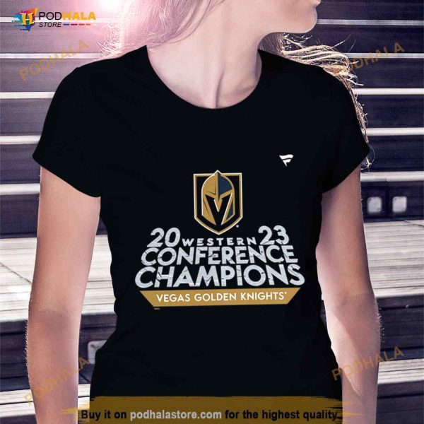 Vegas Golden Knights 2023 Western Conference Champions Locker Room T Shirt