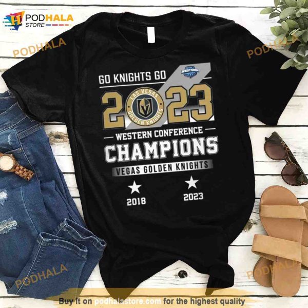 Vegas Golden Knights Champions NHL 2023 Go Knights Go Shirt