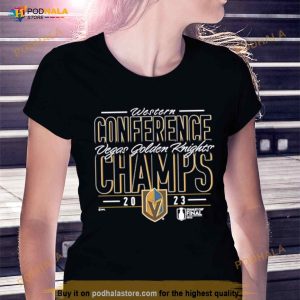 Vegas Golden Knights Nhl 2023 Western Conference Champions Shirt 2