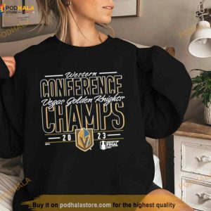 Vegas Golden Knights Nhl 2023 Western Conference Champions Shirt 3