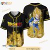 Vegeta Super Saiyan Dragon Ball Anime 3D Baseball Jersey Shirt