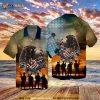 Veteran These Colors Don't Run Eagle American Hawaiian Shirt