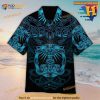 Viking Blue Aloha Hawaiian Shirt, Tropical Shirt For Women