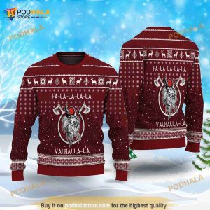 Viking Fa La Funny Christmas Style Ugly Sweater For Holidays