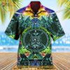 Viking Green Cool Hawaiian Shirt, 3D Summer Beach Aloha Shirt