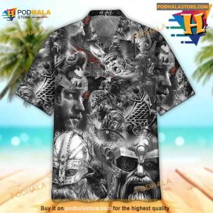 Viking Kings Skull Funny Hawaiian Shirt 2