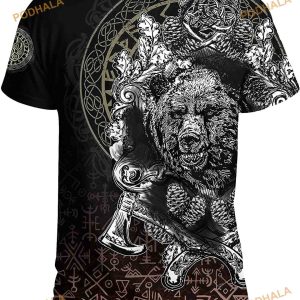 Viking Men Summer 3D Shirt