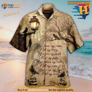 Viking Raven You Know My Name Not My Story Hawaiian Shirt, Tropical Shirt