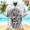 Viking Victory Black And White Style Hawaiian Shirt, Hawaiian Outfit For Men