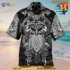 Viking Warrior Blood Pattern Hawaiian Shirt, Aloha Shirt