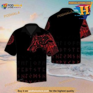 Viking Wolf Hawaiian Shirt, Aloha Shirt