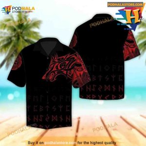 Viking Wolf Hawaiian Shirt Aloha Shirt 2