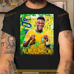Vinicius Jr Brazil Football Shirt