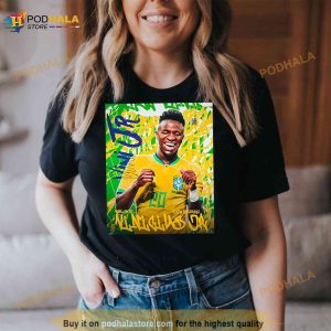 Vinicius Jr Brazil Football Shirt 2