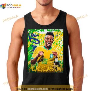 Vinicius Jr Brazil Football Shirt 3