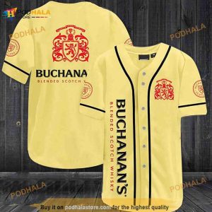 Vintage Buchanan's Blended Scotch Whisky 3D Baseball Jersey