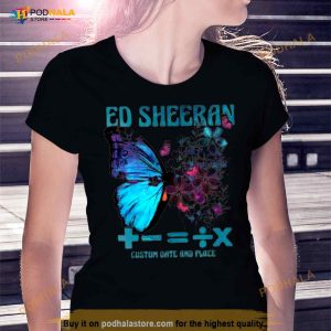 Vintage Butterfly Ed Tour 2023 Ran Mathematic Tour 2023 Shirt 2