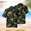 Vintage Chameleon And Palm Leaves Hawaiian Shirt, Colorful Tropical Jungle Forest Hawaii Shirt