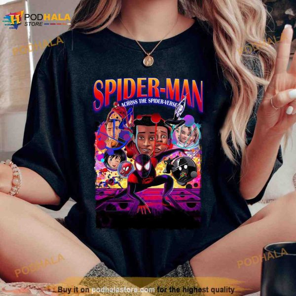 Vintage SpiderMan Across The Spider-Verse Shirt, Miles Morales Shirt For Fans