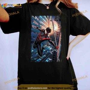 Vintage Spiderman Miles Morales Shirt, Spider Man Across the Spider-Verse