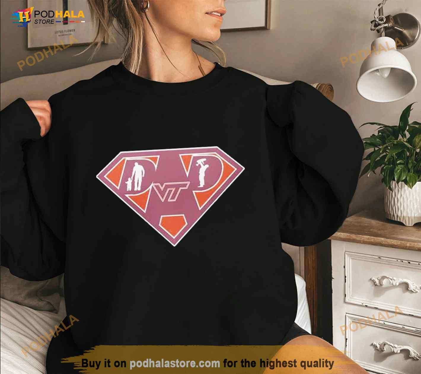 Virginia Tech Hokies Super Dad Shirt Virginia Tech Hokies Super Dad Shirt