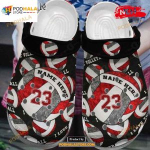 Volleyball Classic I Love Volleyball For Unisex Crocs Clog Shoes