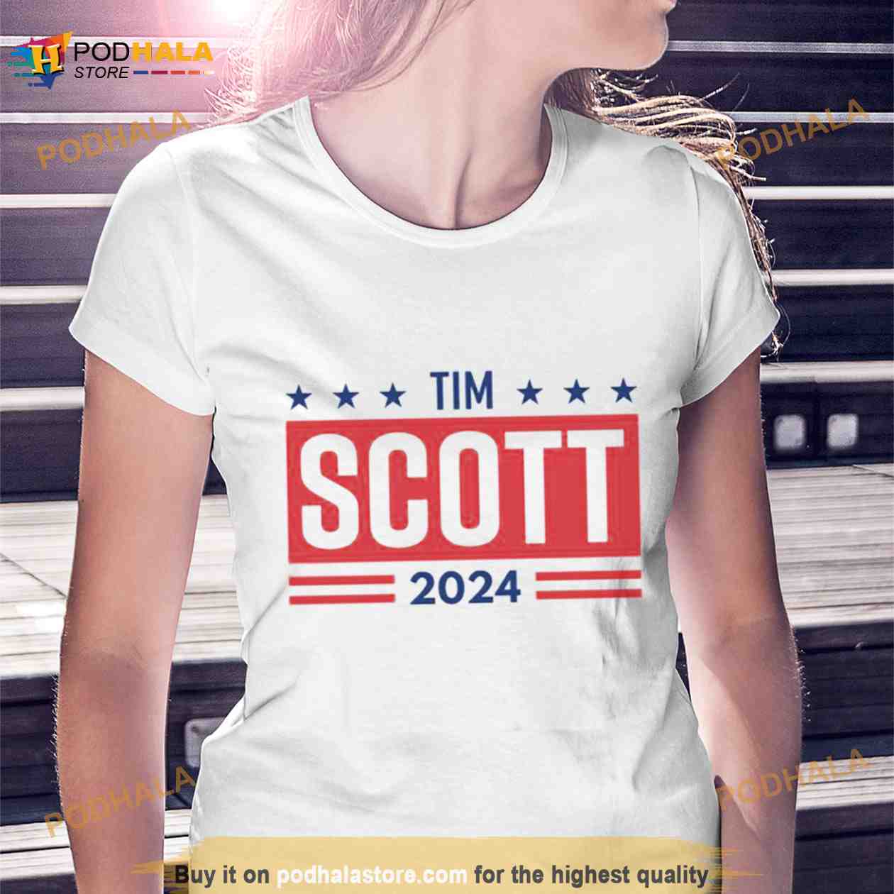 Vote Tim Scott For President 2024 Classic Shirt Vote Tim Scott For President 2024 Classic Shirt
