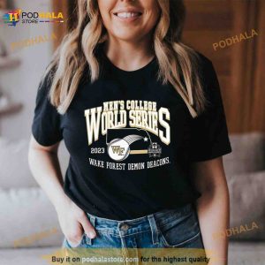 Wake Forest Demon Deacons 2023 NCAA Men’s Baseball College World Series T Shirt